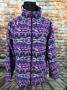 Chaqueta para mujer Columbia Sportswear Benton Springs polar azteca cremallera completa XL - Imagen 1 de 9