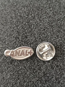 Pin's Pins Pin Enamel 63 Métal Argenté TÉLÉVISION France LOGO "Canal +"  - Picture 1 of 2