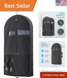 Borsa per indumenti 43 pollici resistente per abiti smoking abiti cappotti - Foto 1 di 11