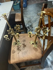 Set of 2 Vintage 20th century FrenchsCandelabras - Picture 1 of 20