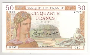 FRANCE 50 Francs 1935 P:81 XF Banque de France - Picture 1 of 2