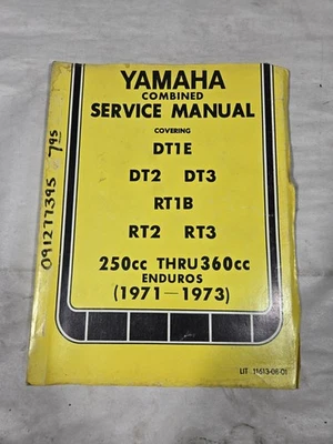1971-1973 Yamaha Enduro OEM Service Shop Repair Manual, DT1 DT2 DT3 RT1 RT2 RT3 - Image 1 of 4