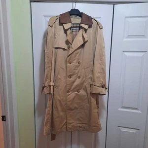 Vintage Trench Coat. Incredibly Designed And Made! Size 42. Wool Liner. - Picture 1 of 15