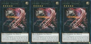 3x K9-00 "Hound" | JUSH-EN036 | Rare | 1st Ed | NM | YuGiOh - Picture 1 of 1