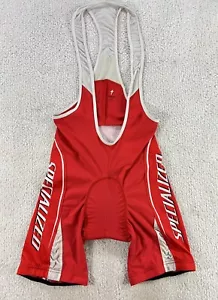 Specialized Bib Shorts Cycling Adult Size Small Nylon Lycra Padded Red - Picture 1 of 9