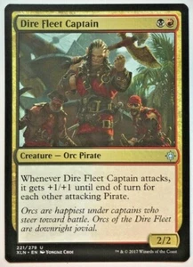MTG Dire Fleet Captain Ixalan 221/279 Regular Uncommon - Picture 1 of 1