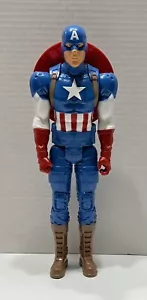 Hasbro Marvel Titan Hero Series 12 Inch Captain America w/ Shield 2016 Pre-Owned - Picture 1 of 9