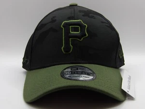 New Era 39Thirty MLB Pittsburgh Pirates Black Camo M/L - Picture 1 of 7