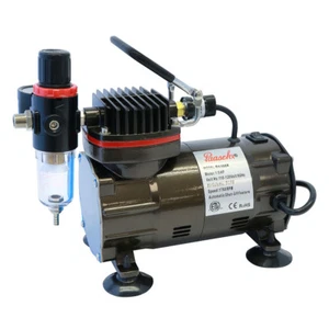 Paasche 1/5 HP Airbrush Compressor w/Regulator, Moisture trap & Auto Shutoff - Picture 1 of 1