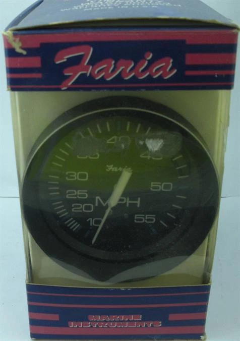 Faria SC55P Geschwindigkeitsmesser 10-55 MPH 3" Koralle - Bild 1 von 1
