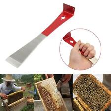 J Shape Beekeeping Tool Red Curved Tail Bee Hive Hook Stainless Steel Scraper