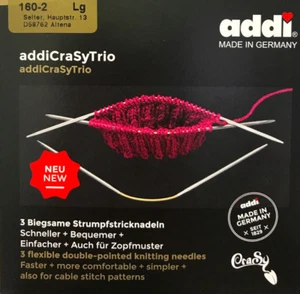 Addi Crasy Trio 3-piece addiCraSyTrio Needle Set - Picture 1 of 12