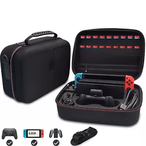 Large Storage Carrying Case for Nintendo Switch OLED/Switch Portable Travel Bag - Picture 1 of 11