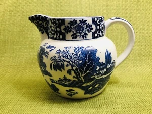T. G. Green & Co. Ltd- Ming Pattern Blue & White 1.5 Pint Jug or Pitcher - Picture 1 of 12