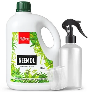 Natura Germania® Neemöl (Niemöl) 1L - mit Waschnuß-Extrakt - fertig gemischt - Bild 1 von 8
