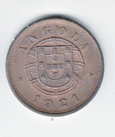 ANGOLA - 1921 - 5 CENTAVOS Cover