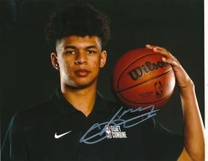 Ousmane Dieng Signed Autographed 8x10 Oklahoma City Thunder NBA Draft Photo - Picture 1 of 1
