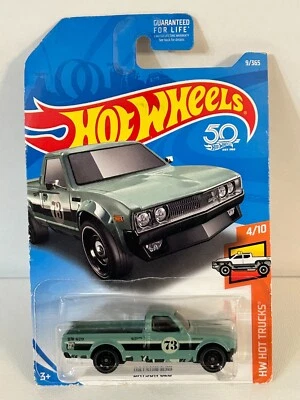 Camión Hot Wheels HW Datsun 620 Hot Trucks verde camuflaje #73 4x4 Nismo L5 4/10 Foto 1 de 4