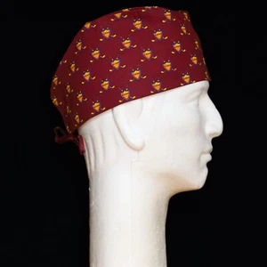 Polo theme on Maroon Scrub Hat - Picture 1 of 1
