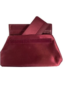 Rote Abendtasche Handtasche mit Ausweis- & Kreditkartenetui - Bild 1 von 5