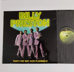 BILLY PRESTON That's The Way God Planned It LP 1969 APPLE UK 1st Press w inner - Foto 1 di 8
