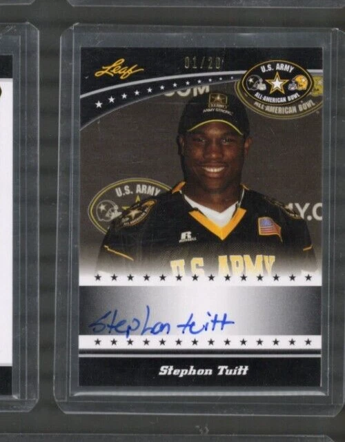 2011 Stephon Tuitt(Steelers)  US Army All American Bowl Selection  Auto #/20 - Image 1 of 1