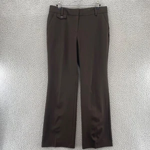 Talbots Damenhose 8 zierlich braun Signatur Bootcut Stretch Büro Karriere neu mit Etikett - Bild 1 von 12