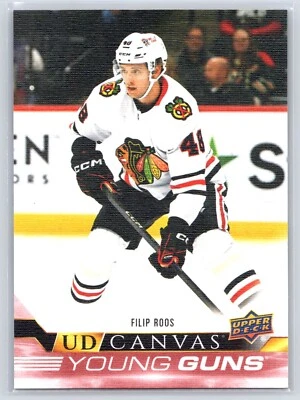 2022-23 Upper Deck Young Guns Canvas Hockey Rookie RC #C225 Filip Roos - Image 1 of 2
