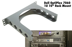 10" Rack Mount Halter Halterung für DELL OptiPlex 7060 Micro PC 1HE - Bild 1 von 10