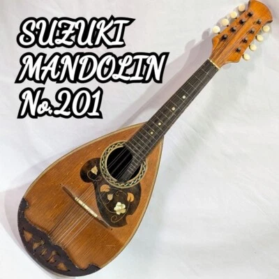 Suzuki Mandolin No.201 1960 Violin Japan vintage String Wood - Image 1 of 4