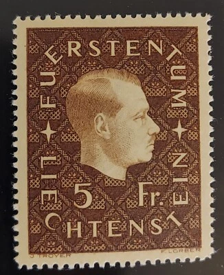 Liechtenstein 1939 Prince Franz Josef II SN : 159 - Image 1 of 2