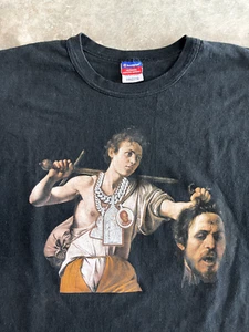 VTG WESTSIDE GUNN x VIRGIL ABLOH OFF WHITE 'PRAY FOR PARIS' CHAMPION SHIRT 3XL - Picture 1 of 9