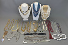VTG Jewelry Lot of 33 NECKLACES Monet-1920-Sarah Coventry-Napier  2.15 lbs