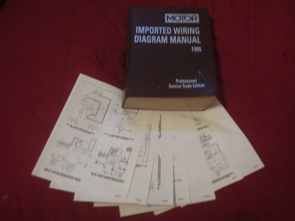 Juego de hojas diagramas de cableado sedán Acura Legend 1995 Foto 1 de 1