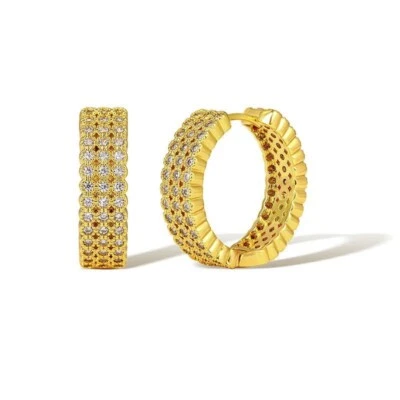 Pendientes de oro 2023 de moda con lujo atemporal para mujer Foto 1 de 4