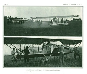 Urkunde alter Krieg 14/18 Die Motorprüfung vor dem Start aus betrunken 1916 - Bild 1 von 2