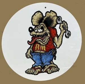 Nostalgic RAT MAN Aluminum Metal Sign 12" - Bild 1 von 1