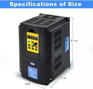 VFD 5,5 KW 7,5 CV 220 V ingresso 1 o 3 fasi 3 fasi uscita 0-400 HZ 36 A - Foto 1 di 6