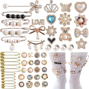 Charms for Socks 55Pcs Sock Charms Pins Bling Sock Jewelry Charms Gold Sock New - Picture 1 of 7
