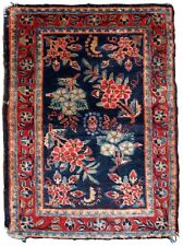 Handmade antique Oriental rug 2.1' x 3.2' (64cm x 97cm) 1920s - 1B818