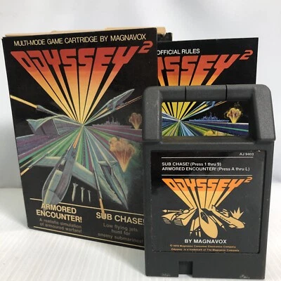 Videopac (odyssey 2) Armored Encounter! Sub Chase! Game Complete CIB - Tested - Image 1 of 4