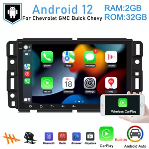 For GMC Yukon Chevy Buick Car Stereo Radio Android 13 32GB Carplay GPS Navi - Picture 1 of 12