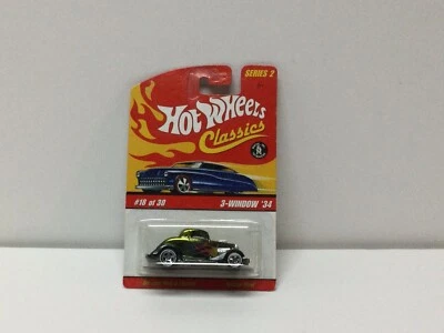 Hot wheels classics series 2 3 Window 18 Of 30 Gold Chrome Die Cast - Image 1 of 4