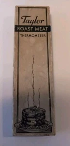 Vintage Taylor Roast Meat Thermometer Original Box - Picture 1 of 4
