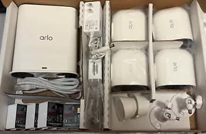 Arlo Pro 3 4-Camera Indoor/Outdoor Wire-Free 2K HDR Security Camera System(White - Picture 1 of 1