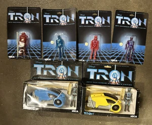 SET OF 6 Disney TRON Action Figure & CYCLES 20th Anniversary Limited Edition - Picture 1 of 5