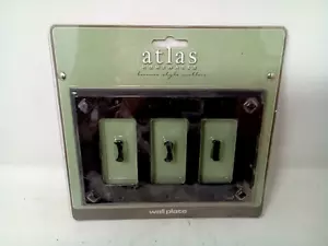 Atlas Homewares MCTR Craftsman Triple Rocker Switch Plate Aged Bronze - Picture 1 of 5