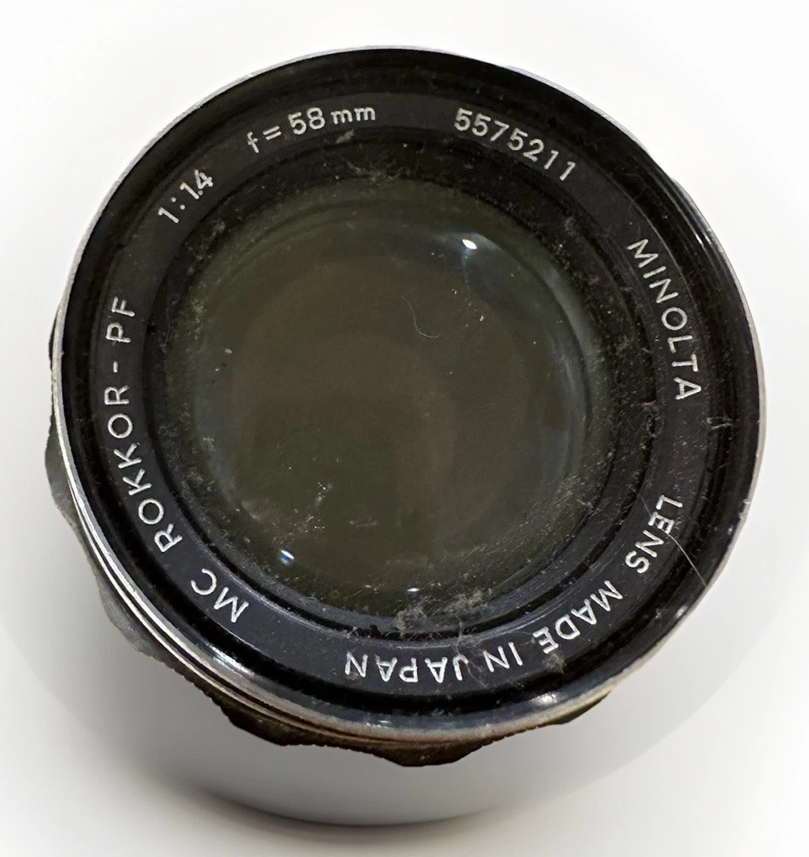 Minolta Rokkor PF 55mm Focal Camera Lenses f/1.7 Maximum Aperture