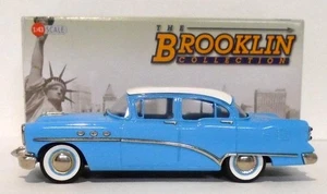 Brooklin 1/43 Scale BRK180 - 1954 Buick Special Sedan Arctic White/Malibu Blue - Picture 1 of 5