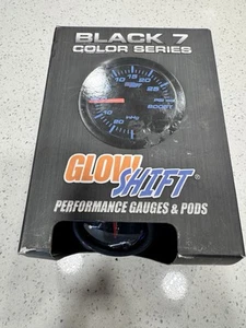 GlowShift Tinted 7 Color 35 PSI Boost Only Gauge Kit - 52mm 2-1/16" - Picture 1 of 6